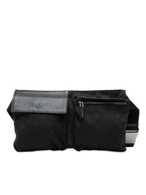Gucci Gg Canvas Double Pocket Belt Bag #361038G49B